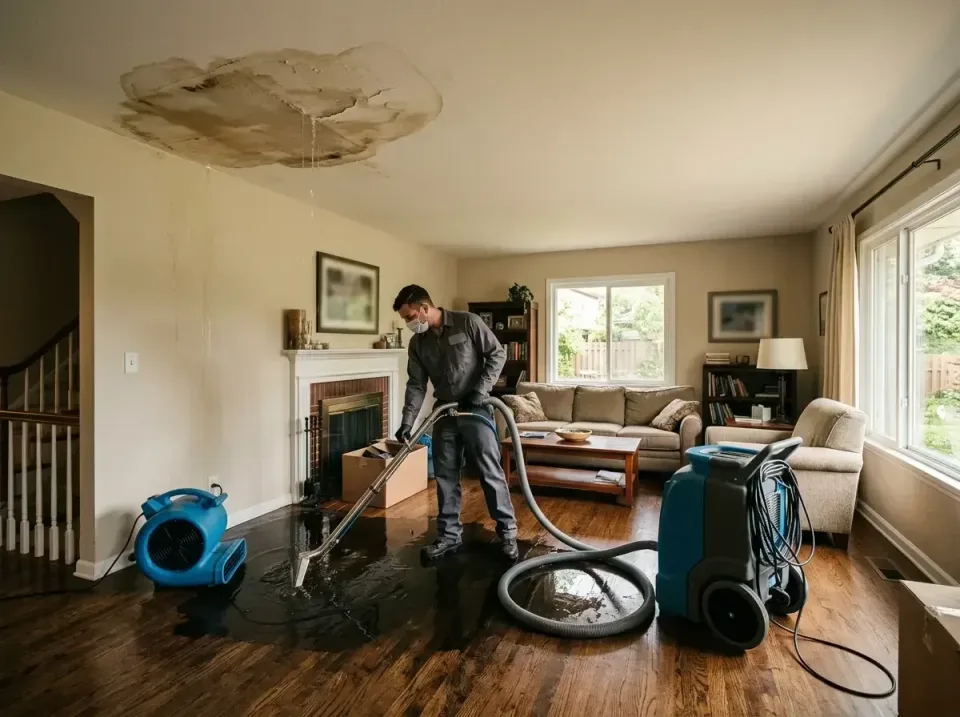 attic-pipe-burst-ceiling-drip-008 — frequently asked questions, Water Damage Restoration & Carpet Care in Spencerport, NY